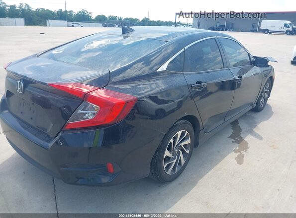 19XFC2F77HE052519 2017 HONDA CIVIC Черный Задняя правая четверть