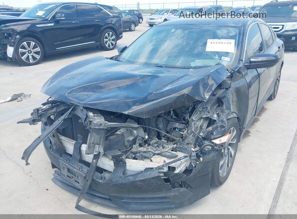 19XFC2F77HE052519 2017 HONDA CIVIC Черный Вид спереди
