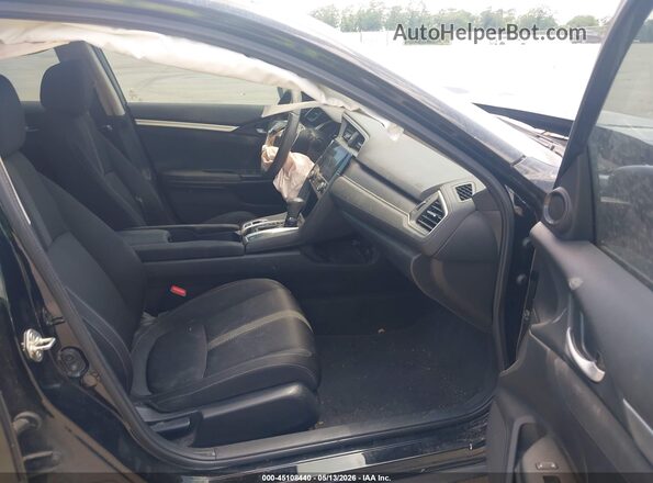 19XFC2F77HE052519 2017 HONDA CIVIC Черный Вид салона спереди