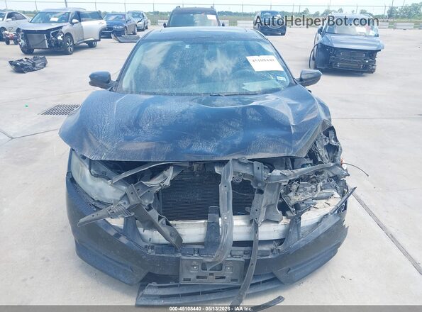 19XFC2F77HE052519 2017 HONDA CIVIC Черный Вид щитка приборов