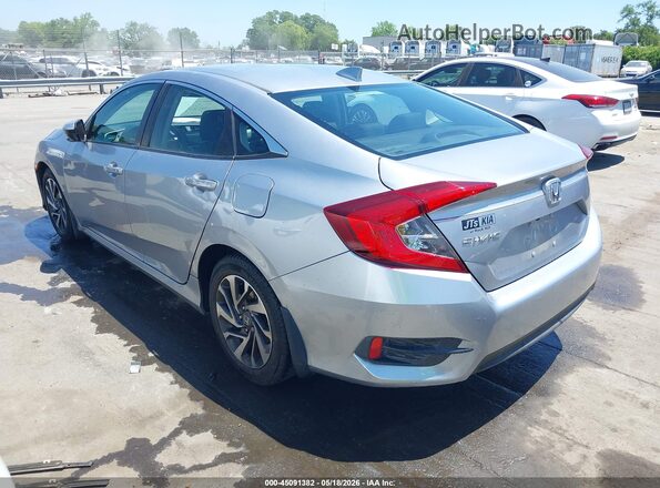 19XFC2F78HE014992 2017 HONDA CIVIC Серебряный Задняя левая четверть