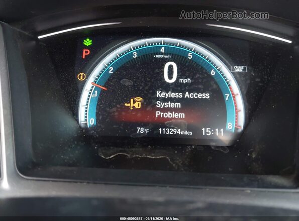 19XFC2F78JE011371 2018 HONDA CIVIC Silver 