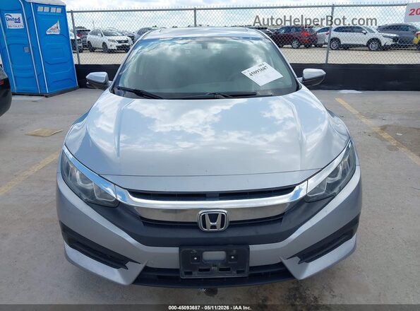 19XFC2F78JE011371 2018 HONDA CIVIC Silver ხელსაწყოთა პანელის ხედი