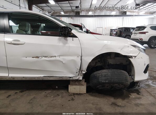 19XFC2F78JE021026 2018 HONDA CIVIC White Widok z przodu