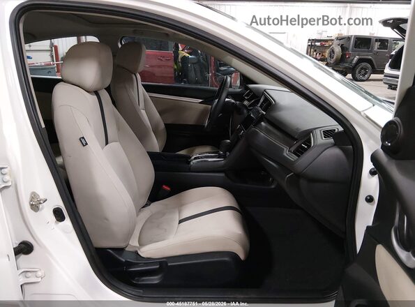 19XFC2F78JE021026 2018 HONDA CIVIC White Widok wnętrza z przodu