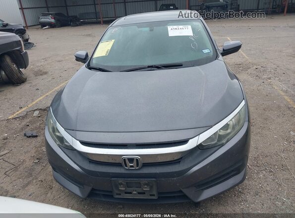 19XFC2F7XGE001451 2016 HONDA CIVIC Gray Widok wnętrza z tyłu
