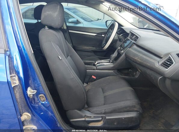 19XFC2F7XGE060645 2016 HONDA CIVIC Blue Вид салону спереду