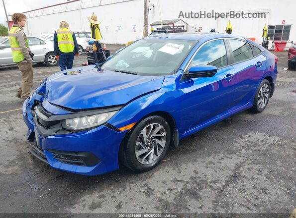 19XFC2F7XHE062901 2017 HONDA CIVIC Синий Передняя левая четверть