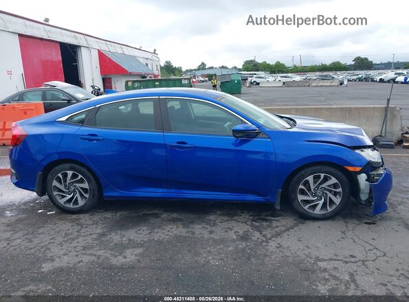 19XFC2F7XHE062901 2017 HONDA CIVIC Синий Вид задней части салона