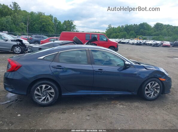 19XFC2F80HE074077 2017 HONDA CIVIC Blue Вид задньої частини салону