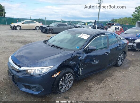 19XFC2F80HE074077 2017 HONDA CIVIC Blue Передня ліва чверть