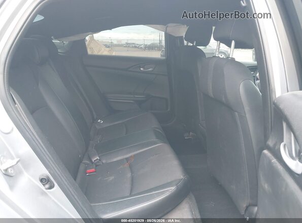 19XFC2F80KE201417 2019 HONDA CIVIC Silver Vista de la etiqueta del VIN