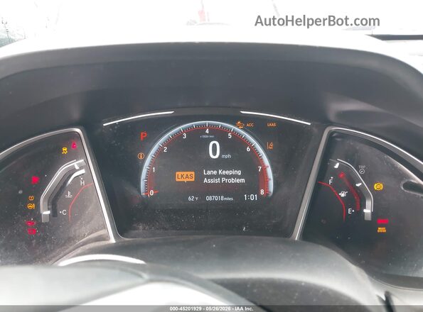 19XFC2F80KE201417 2019 HONDA CIVIC Silver Vista de los asientos traseros