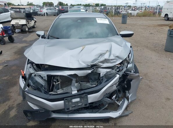19XFC2F80KE201417 2019 HONDA CIVIC Silver Vista del cuadro de instrumentos