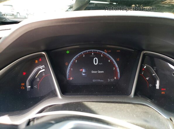 19XFC2F80LE210216 2020 HONDA CIVIC Black Widok zestawu wskaźników