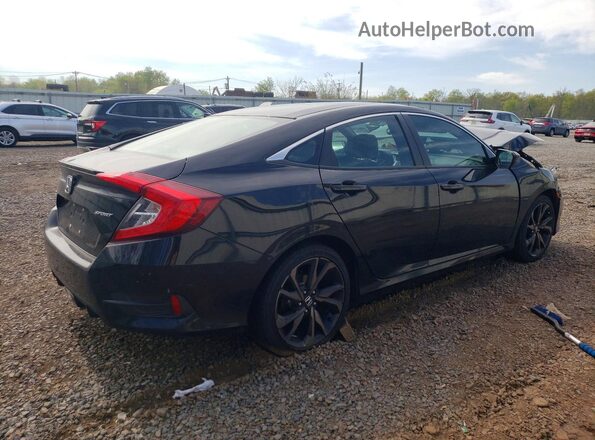19XFC2F80LE210216 2020 HONDA CIVIC Black Tył prawy