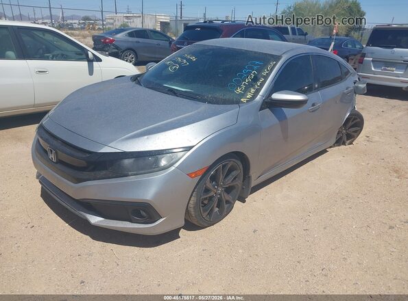 19XFC2F81LE002927 2020 HONDA CIVIC Silver Przód lewy