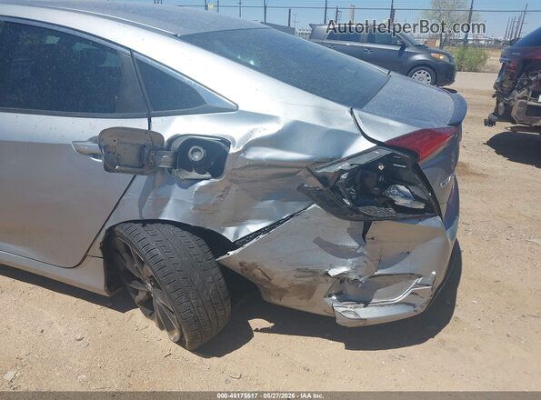 19XFC2F81LE002927 2020 HONDA CIVIC Silver Widok z przodu