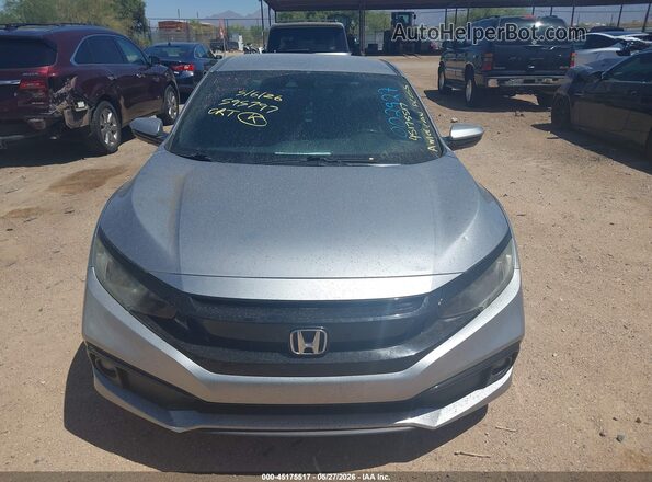19XFC2F81LE002927 2020 HONDA CIVIC Silver Widok zestawu wskaźników