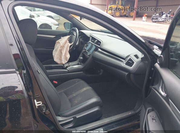 19XFC2F82KE047535 2019 HONDA CIVIC Black Widok wnętrza z przodu