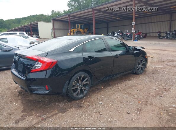 19XFC2F82KE047535 2019 HONDA CIVIC Black Tył prawy