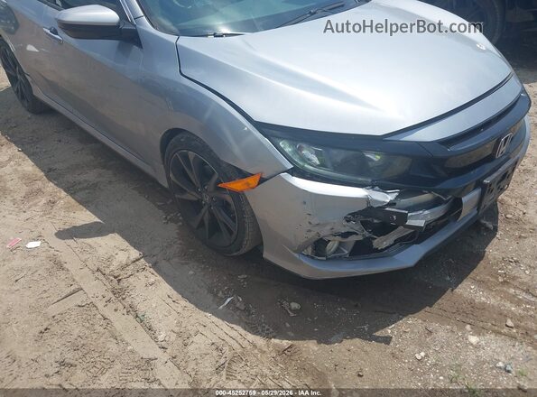 19XFC2F82LE026623 2020 HONDA CIVIC Silver Front view