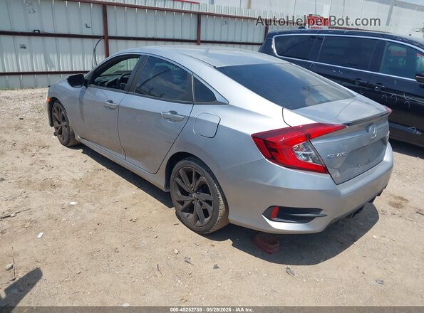 19XFC2F82LE026623 2020 HONDA CIVIC Silver Rear left