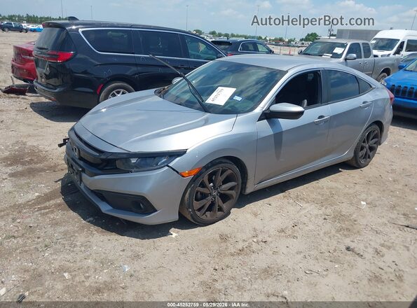 19XFC2F82LE026623 2020 HONDA CIVIC Silver Front left