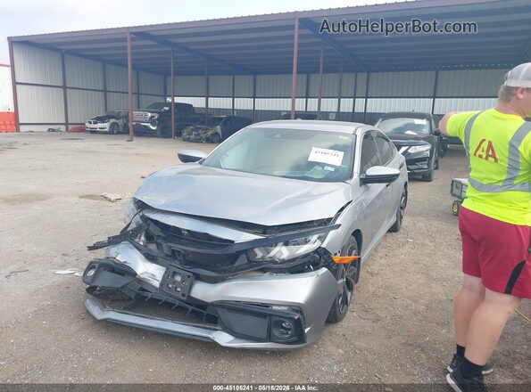 19XFC2F83KE040870 2019 HONDA CIVIC Silver Передня ліва чверть