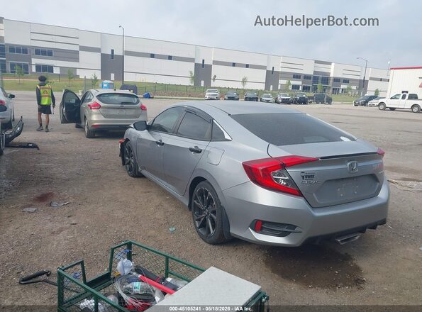 19XFC2F83KE040870 2019 HONDA CIVIC Silver Задня ліва чверть