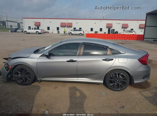 19XFC2F83KE040870 2019 HONDA CIVIC Silver Панорамний вид салону 360°