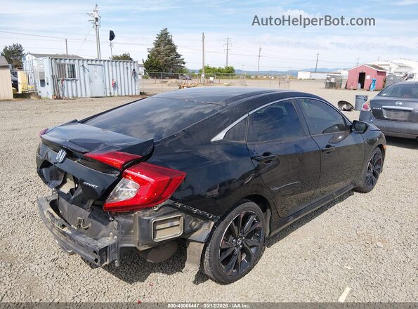 19XFC2F83LE202711 2020 HONDA CIVIC Black Задня права чверть