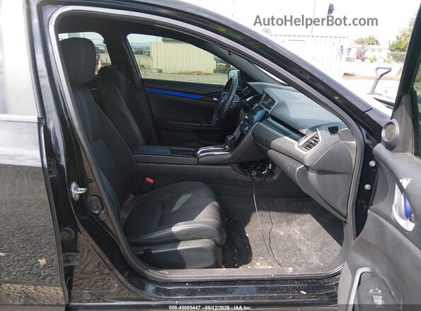 19XFC2F83LE202711 2020 HONDA CIVIC Black Вид салону спереду