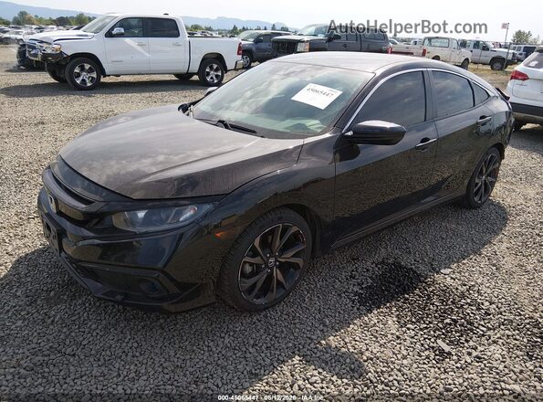 19XFC2F83LE202711 2020 HONDA CIVIC Black Передня ліва чверть