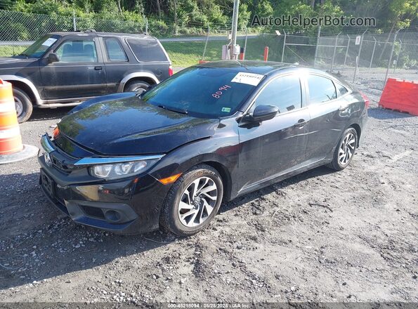 19XFC2F84HE047268 2017 HONDA CIVIC Black Առջևի ձախ երեք քառորդ տեսարան
