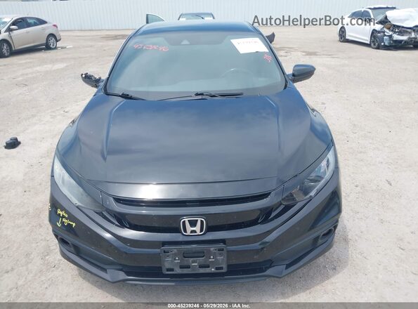 19XFC2F84KE012690 2019 HONDA CIVIC Black ხელსაწყოთა პანელის ხედი