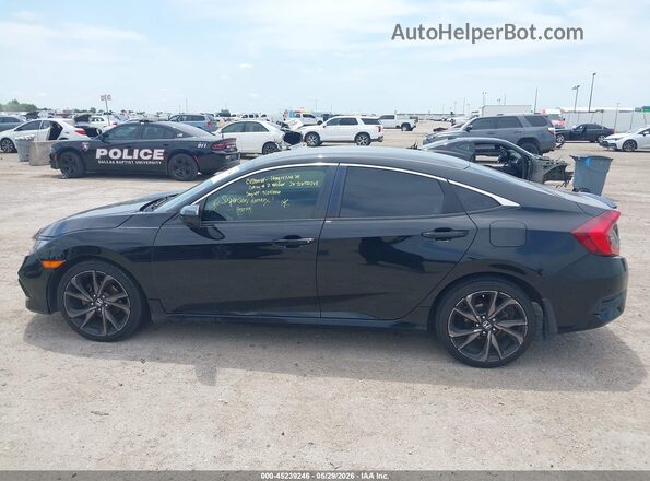 19XFC2F84KE012690 2019 HONDA CIVIC Black სალონის 360-გრადუსიანი ხედი