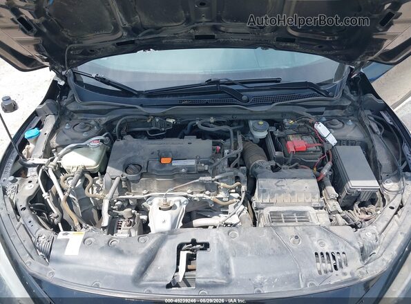 19XFC2F84KE012690 2019 HONDA CIVIC Black უკანა ხედი