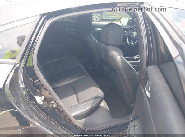 19XFC2F84KE012690 2019 HONDA CIVIC Black VIN კოდის სტიკერის ხედი