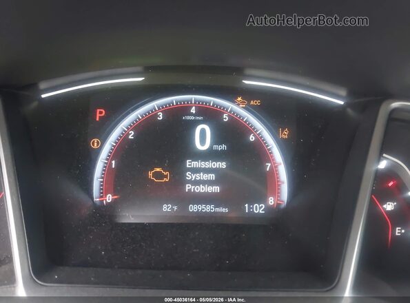 19XFC2F84KE051358 2019 HONDA CIVIC Gray 