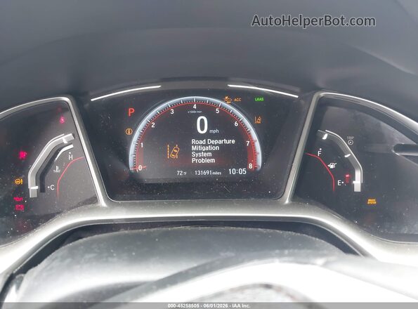 19XFC2F85KE032382 2019 HONDA CIVIC Blue Հետևի նստատեղերի տեսք