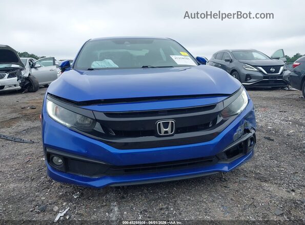 19XFC2F85KE032382 2019 HONDA CIVIC Blue Սարքավորումների վահանակի տեսք
