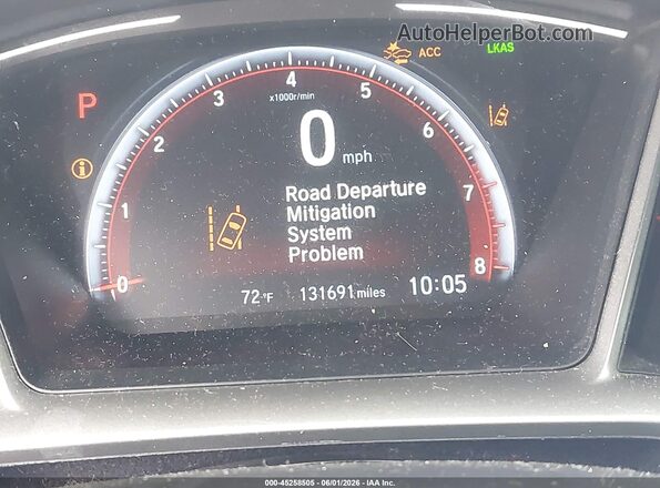19XFC2F85KE032382 2019 HONDA CIVIC Blue 