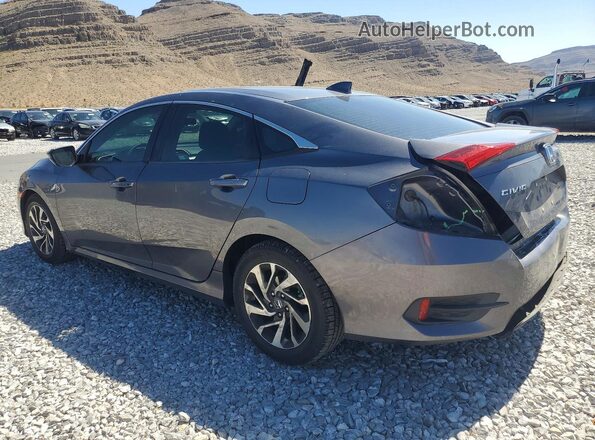 19XFC2F86HE003790 2017 HONDA CIVIC Gray Trasero izquierdo