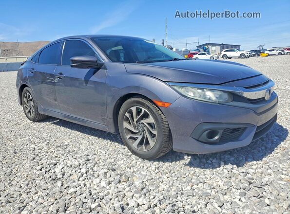 19XFC2F86HE003790 2017 HONDA CIVIC Gray Delantero derecho