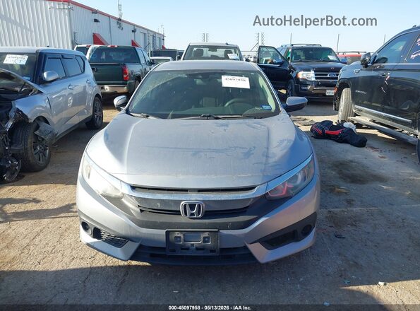 19XFC2F86JE044054 2018 HONDA CIVIC Silver Вид щитка приладів