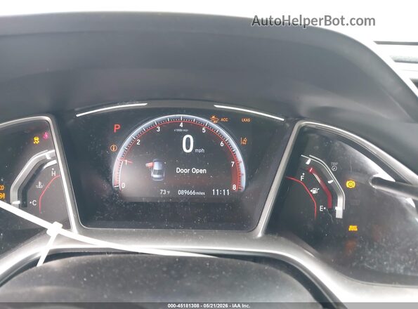 19XFC2F86KE051250 2019 HONDA CIVIC Синий Вид задних сидений