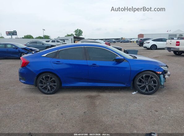 19XFC2F86KE051250 2019 HONDA CIVIC Синий Панорамный вид салона 360°