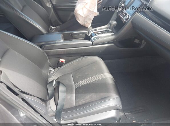 19XFC2F86ME002553 2021 HONDA CIVIC Gray Widok wnętrza z przodu