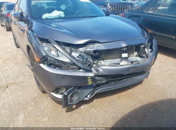 19XFC2F86ME002553 2021 HONDA CIVIC Gray Widok z przodu